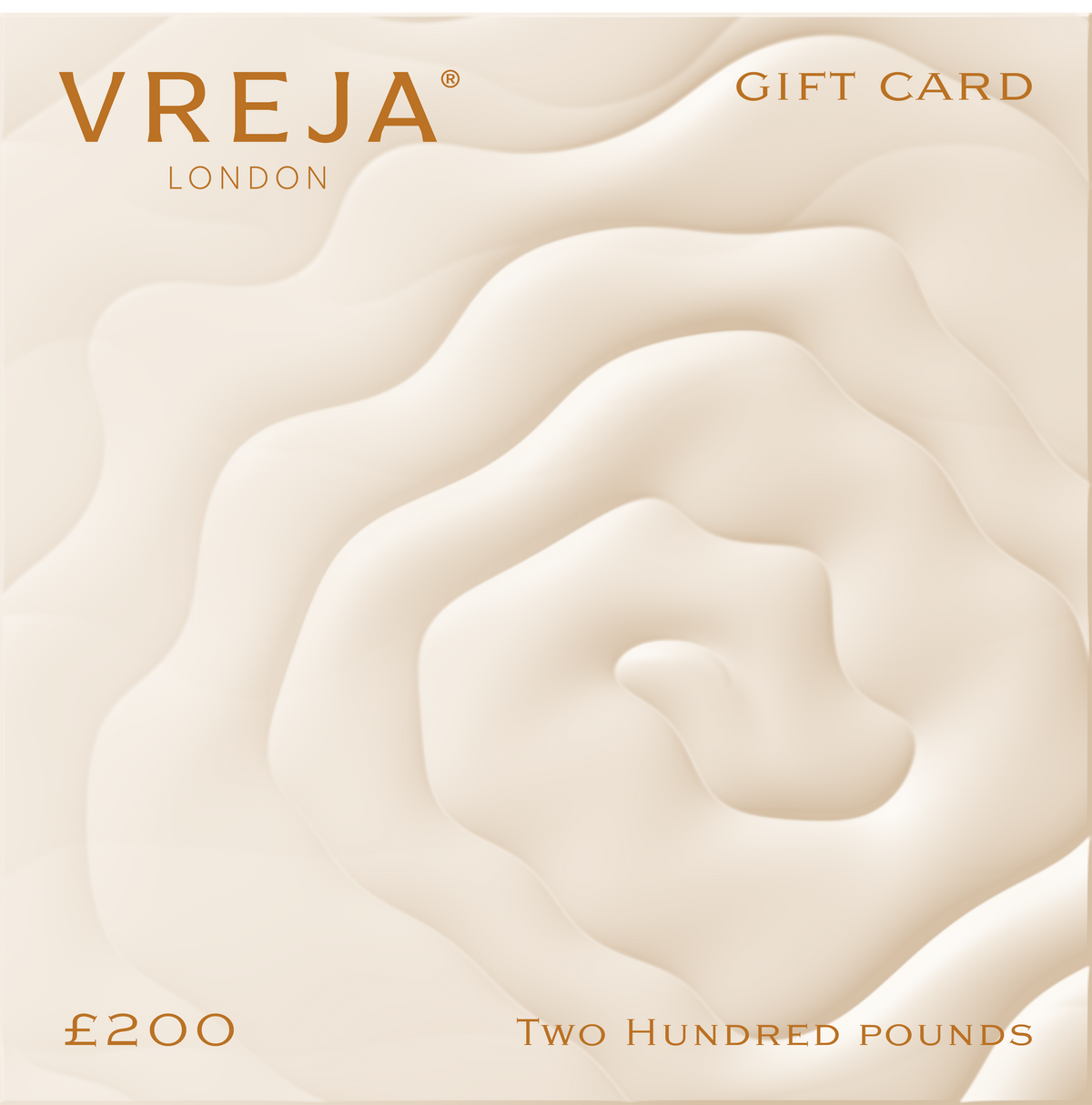 VREJA London E-Gift Card